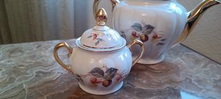 Juego café Santa Clara Mah Vigo vintage