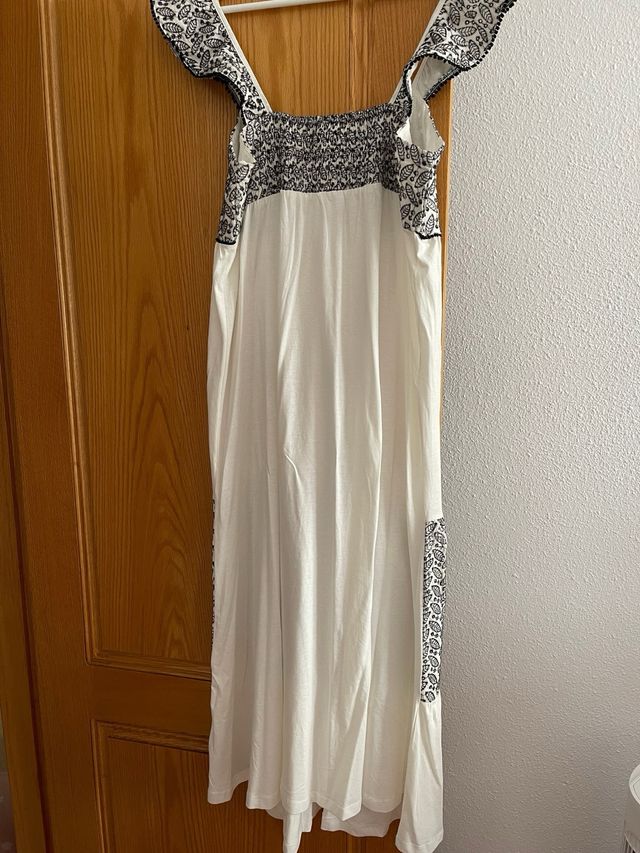 Vestido Sfera blanco/negro T/L 42