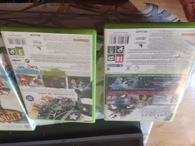 Cuatro juegos xbox 360