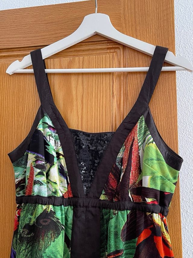 Vestido gasa Desigual T38 (M)
