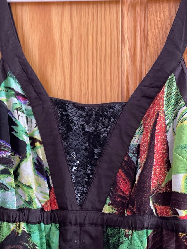 Vestido gasa Desigual T38 (M)