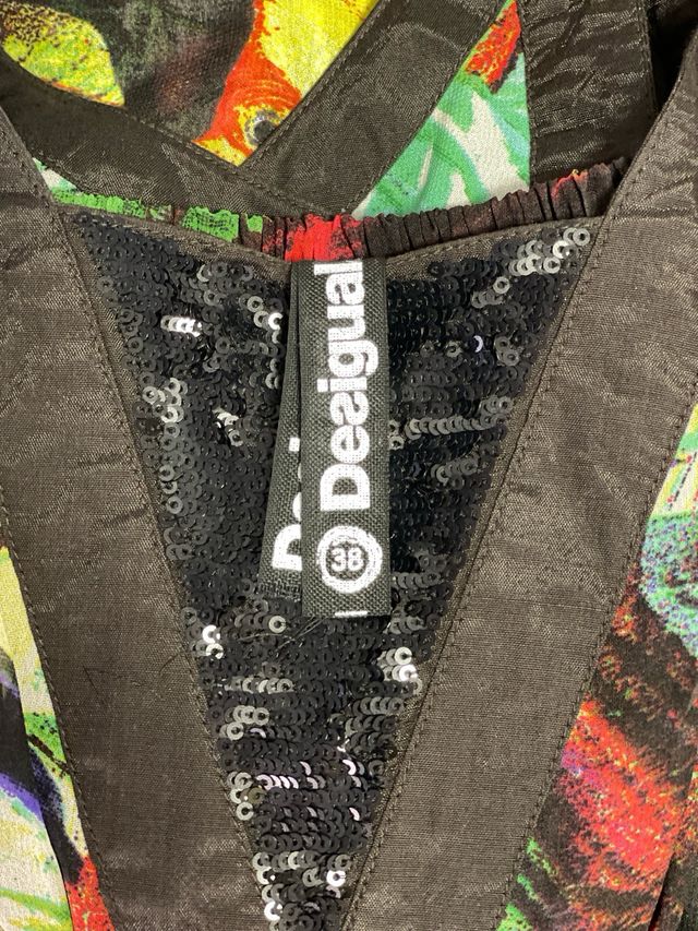 Vestido gasa Desigual T38 (M)