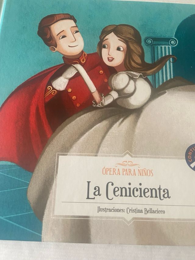 Libro la cenicienta, opera para niños.