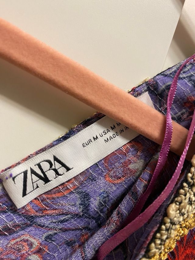 Vestido largo estampado