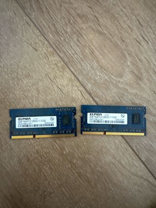 4GB RAM SODIMM (2GB x 2) DDR3 1600Mhz