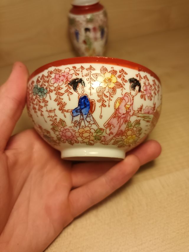 Juego piezas porcelana Japonesa