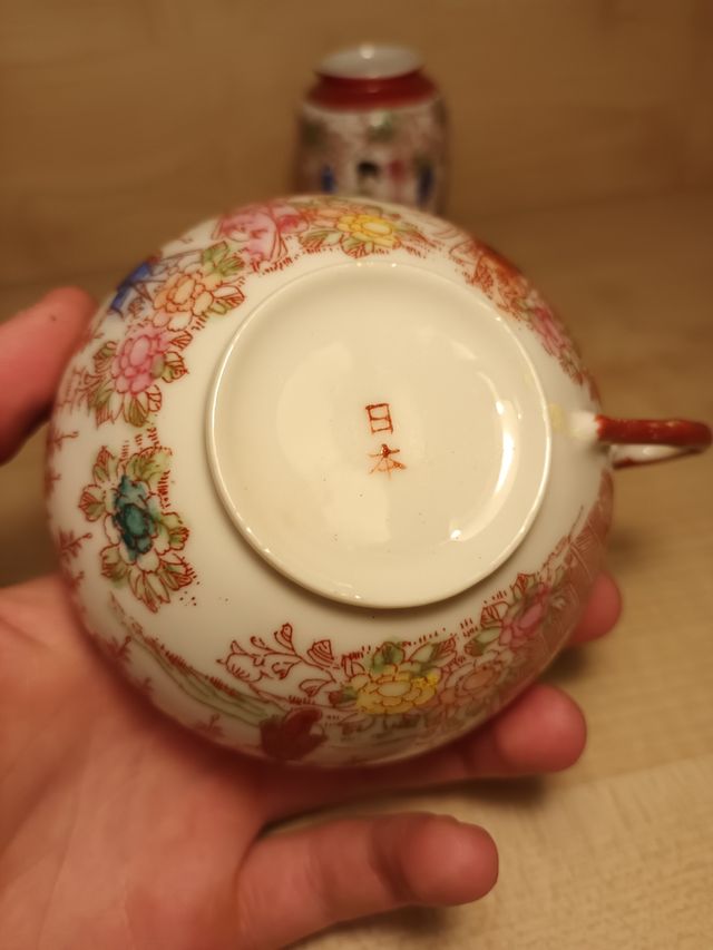 Juego piezas porcelana Japonesa