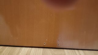 Puerta madera con Cristal