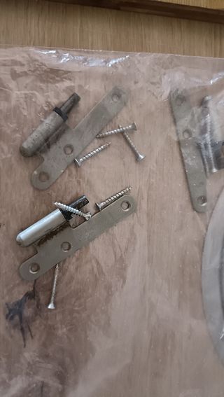 Puerta madera con Cristal