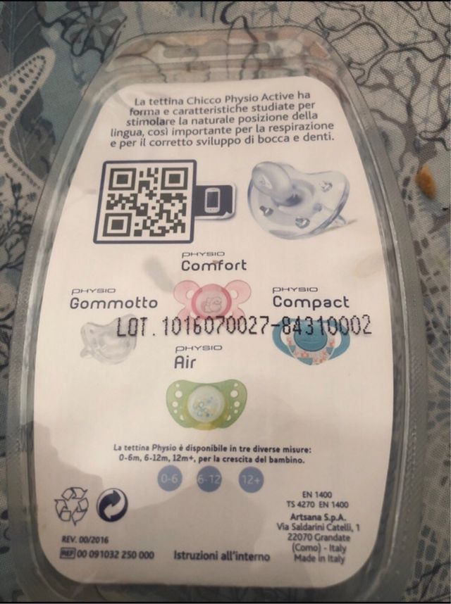 Gommotto Phisio Chicco 0-6m