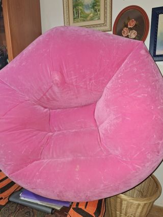 Pouf rosa 