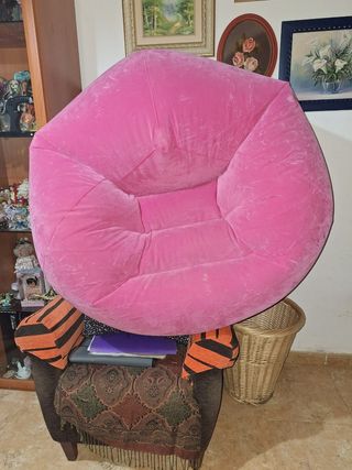Pouf rosa 