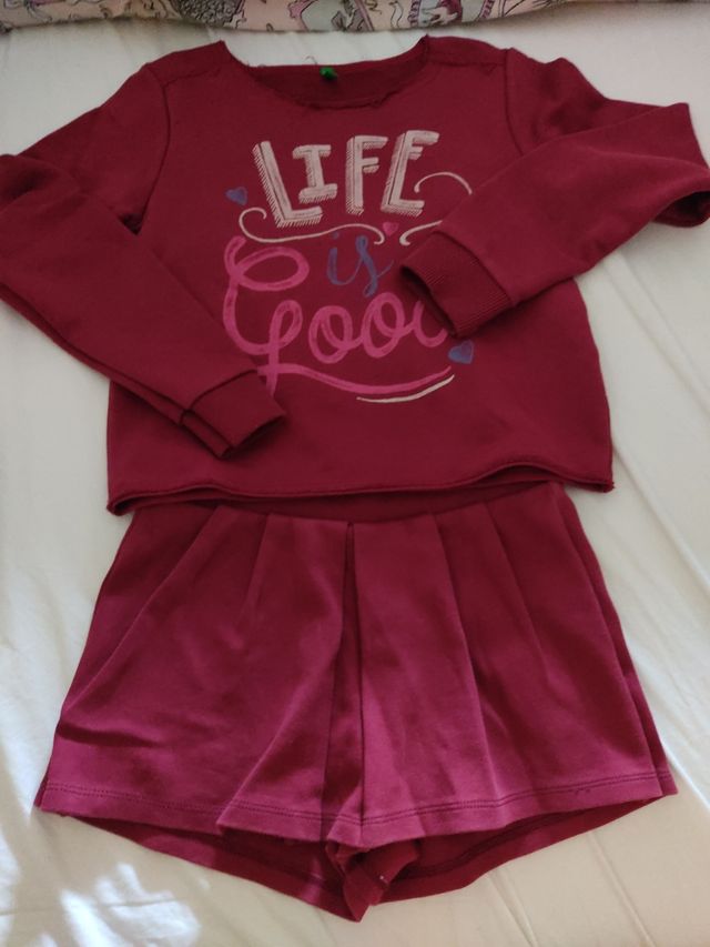 Conjunto Benetton talla 7-8 años