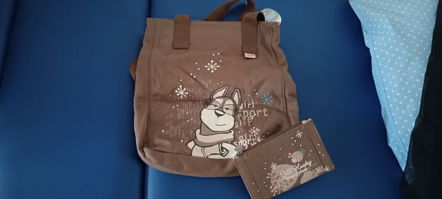 BOLSO Y CARTERA NICI HUSKY CON ETIQUETA