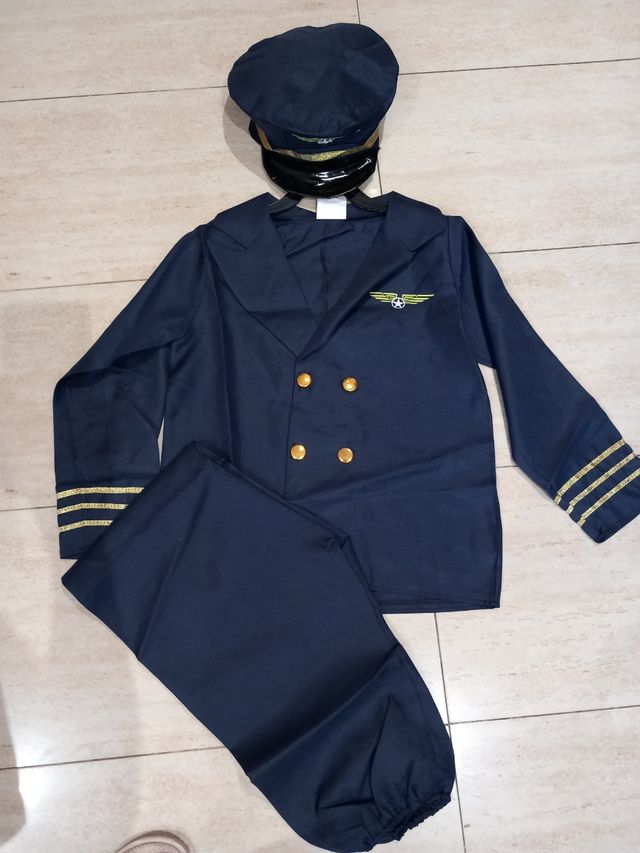 Disfraz piloto de avion