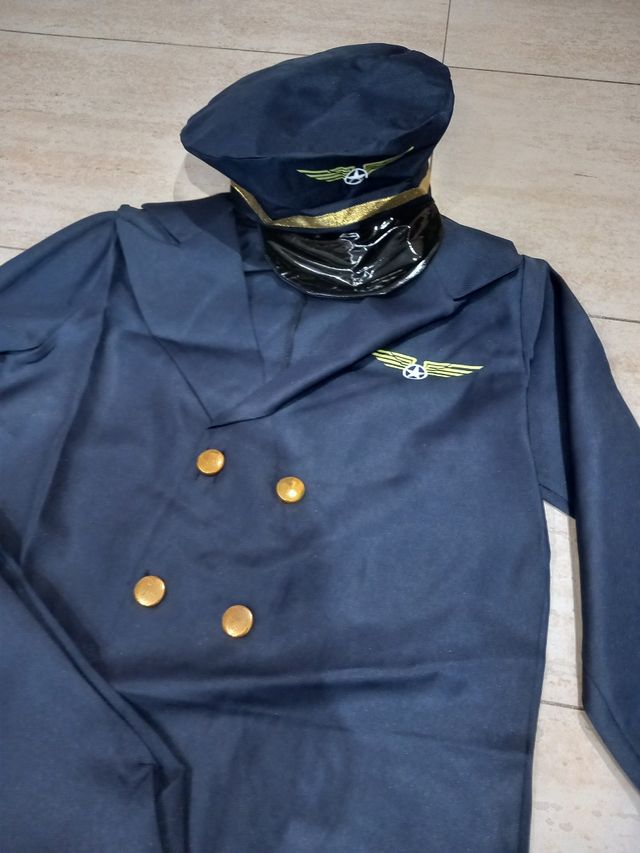 Disfraz piloto de avion