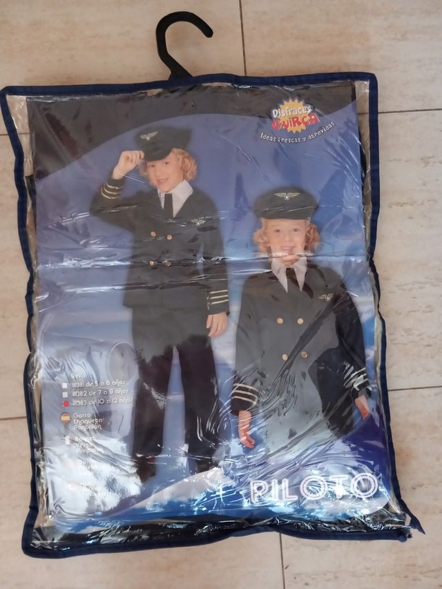 Disfraz piloto de avion