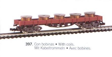 Ibertren 397, vagón con bobinas