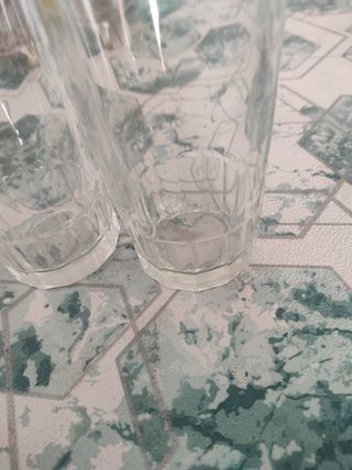 2 Vasos de tubo, duralex