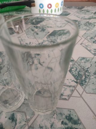 2 Vasos de tubo, duralex