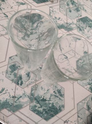 2 Vasos de tubo, duralex