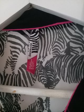 Camisa cebra Bershka T.L