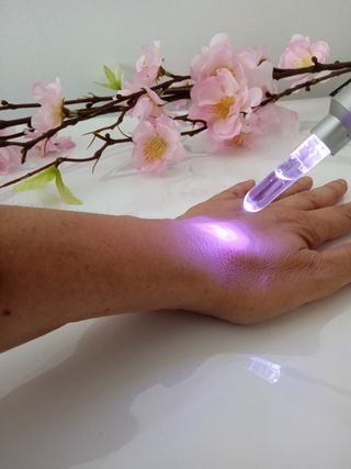 Masaje con frecuencias de luz