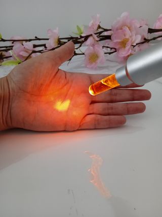 Masaje con frecuencias de luz