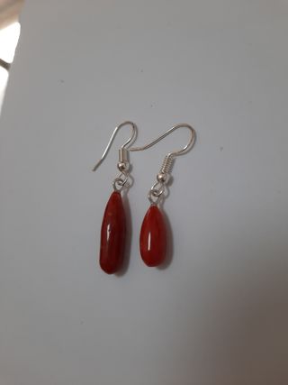 Orecchini corallo (set2)  (senza marca)