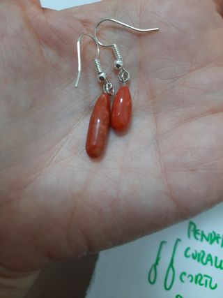 Orecchini corallo (set2)  (senza marca)