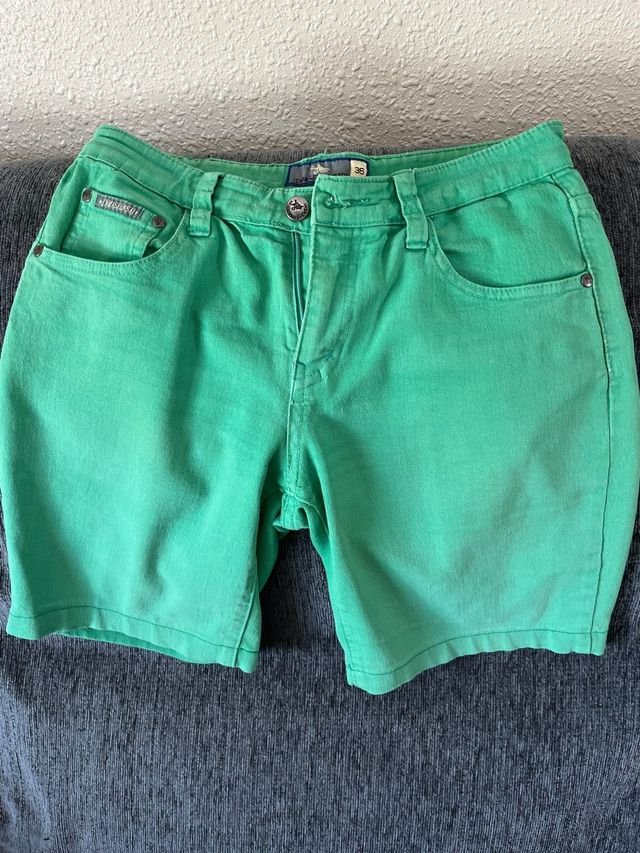 PANTALÓN VAQUERO VERDE