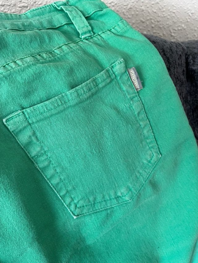 PANTALÓN VAQUERO VERDE