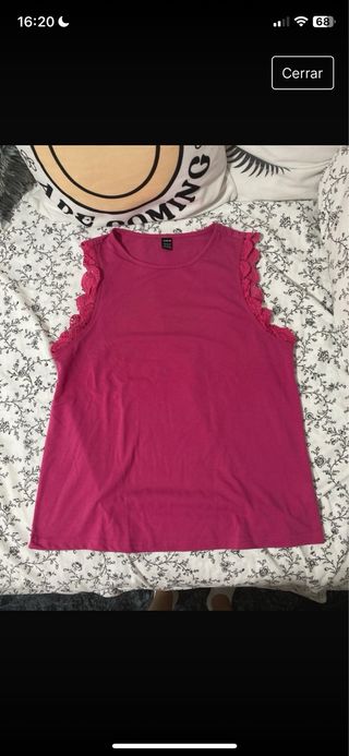 Camiseta de tirantes mujer