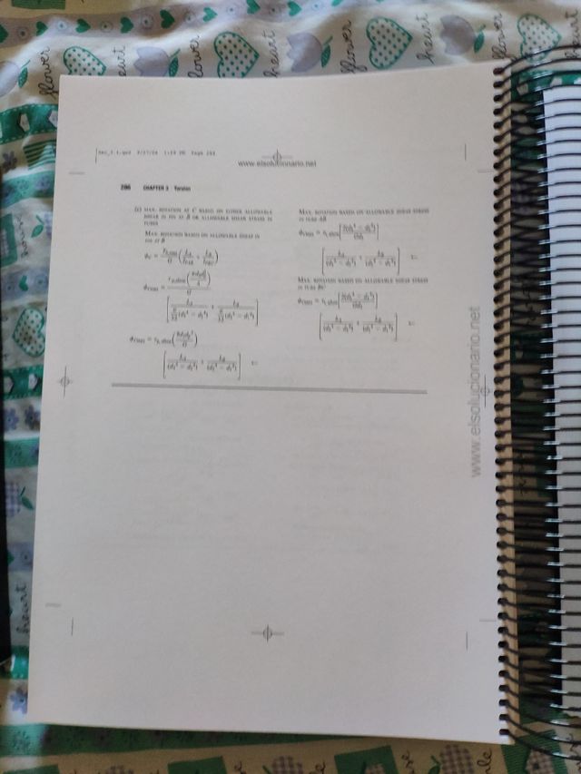 Mecánica de materiales 7ed. Gere + solucion