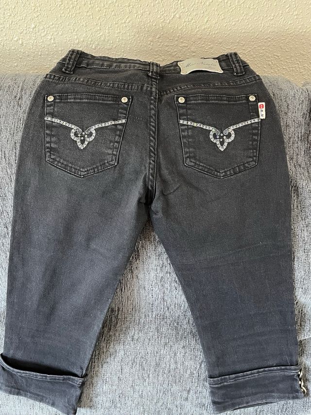 PANTALÓN PESQUERO VAQUERO NEGRO