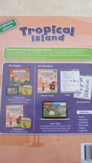 2 libros Primaria - Poptropical English Islands 2