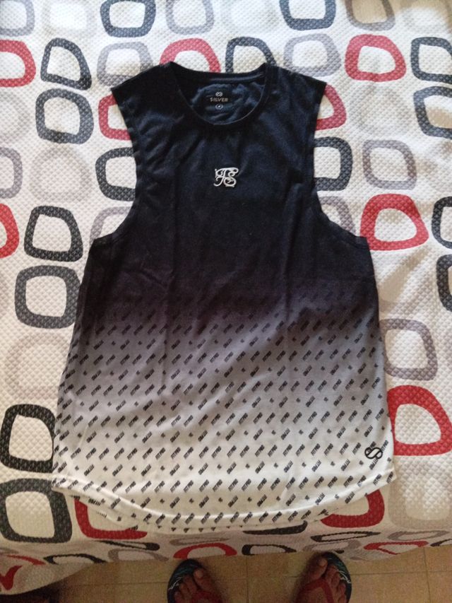 Camiseta tirantes largos hombre