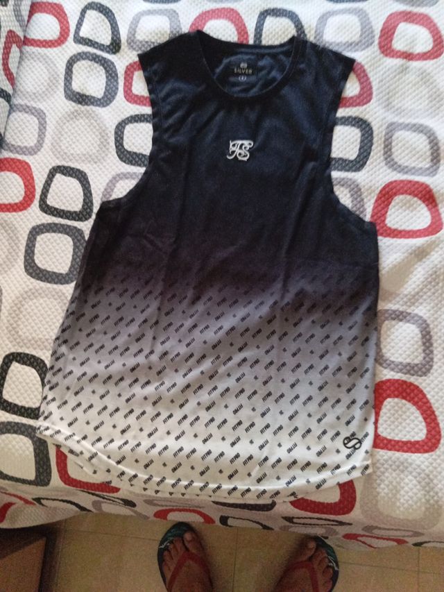 Camiseta tirantes largos hombre