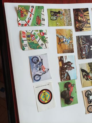 Cromos vintage Bimbo Mundo de las motos