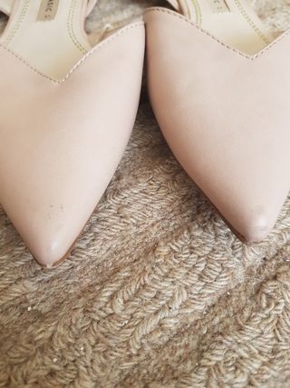 Bailarinas Zara rosa nude número 37