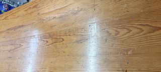 Mesa 1 bodega madera maciza con bancos