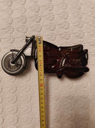 2 botellas vintage moto y carruaje