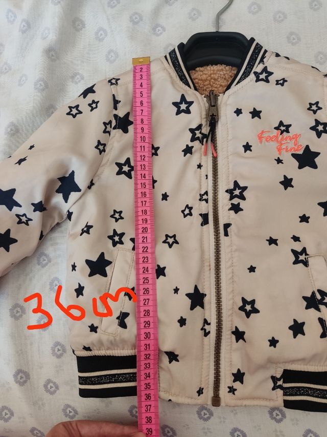 Cazadora reversible niña