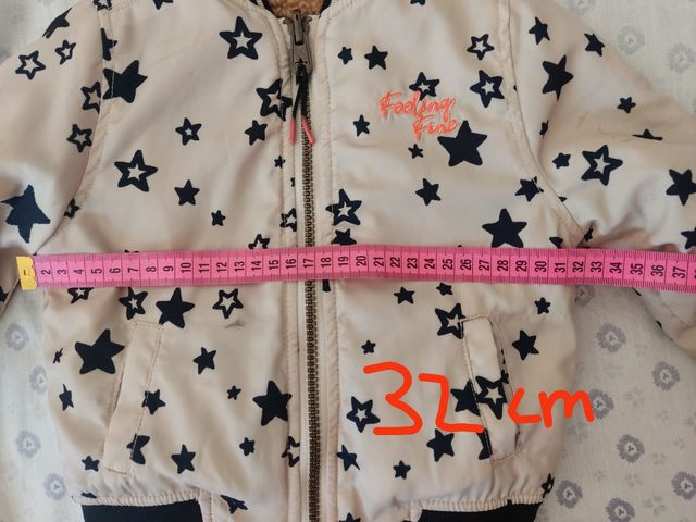 Cazadora reversible niña