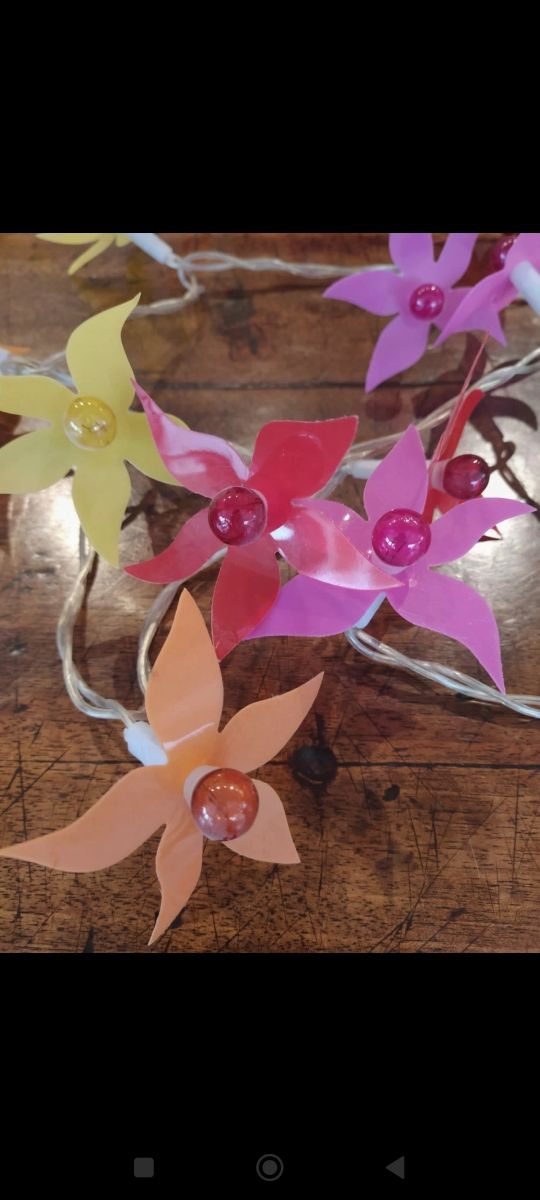 Guirnalda flores decoración 