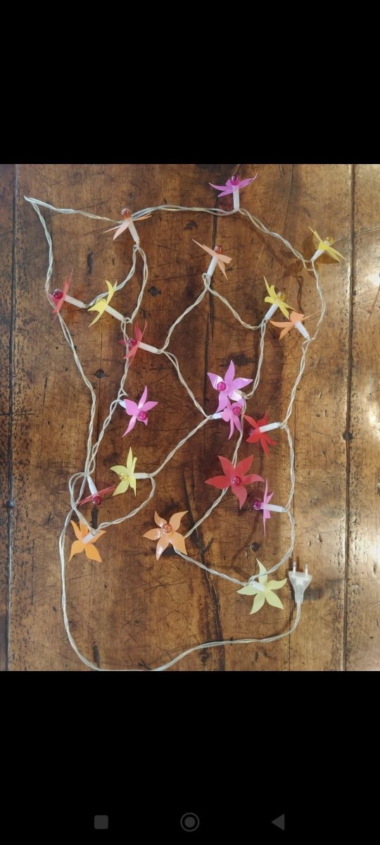 Guirnalda flores decoración 