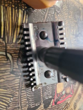 Vintage Antigua cuchilla de afeitar Palm