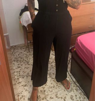 Mono largo de lino zara 