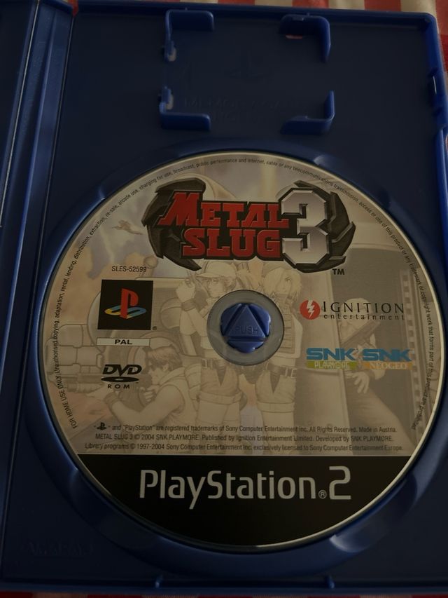 Metal Slug 3 Ps2