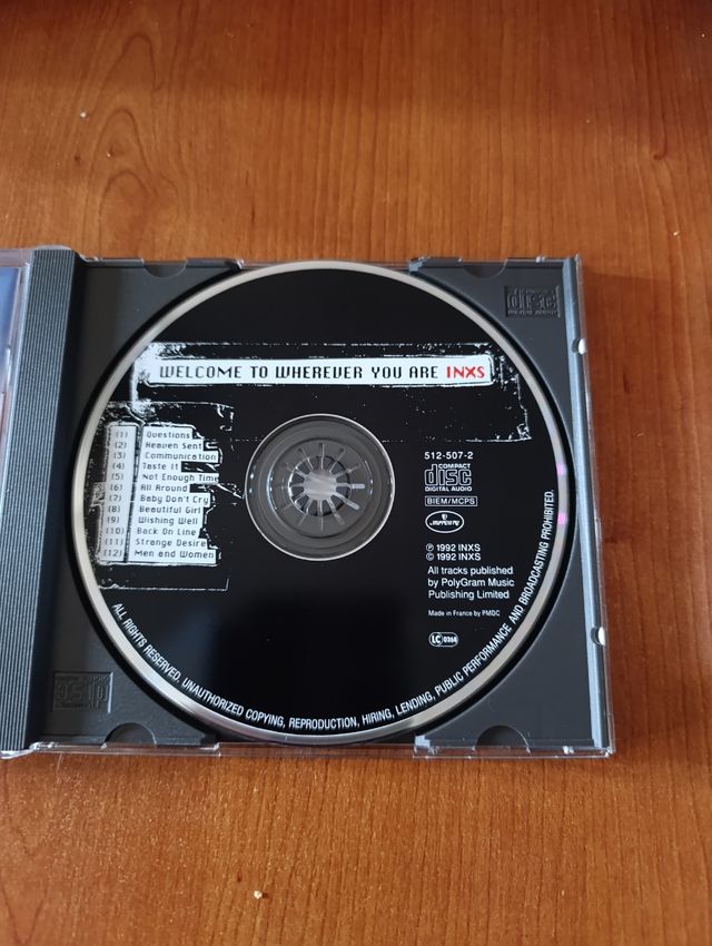 Cd INXS "Welcome To Wherever You Are"